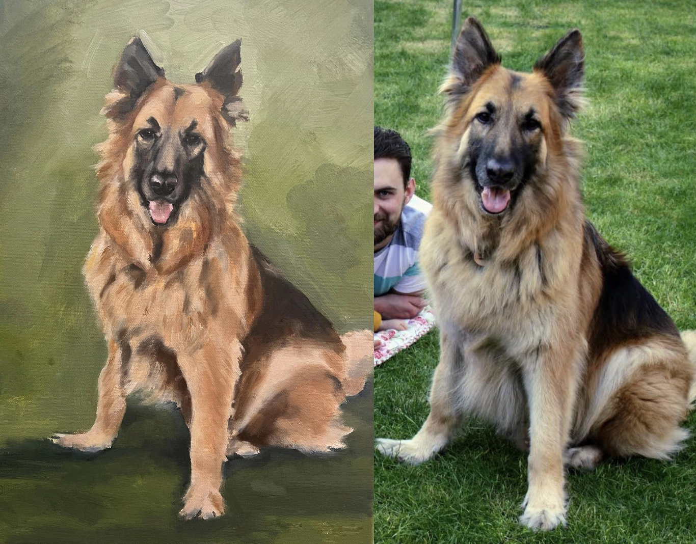 Oil portrait of your favourite pet